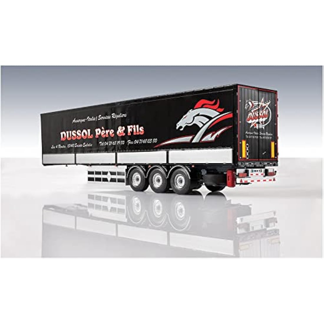 Italeri Cargo Trailer 1:72 Scale Model Kit – Detailed Black Set