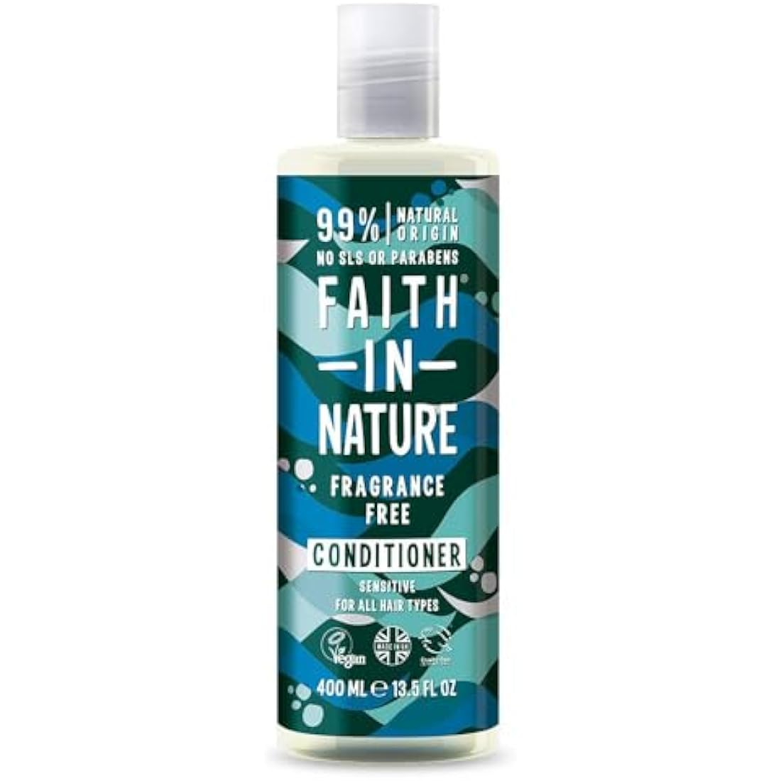Faith In Nature Fragrance Free Conditioner | Sensitive Hair Care | 400ml