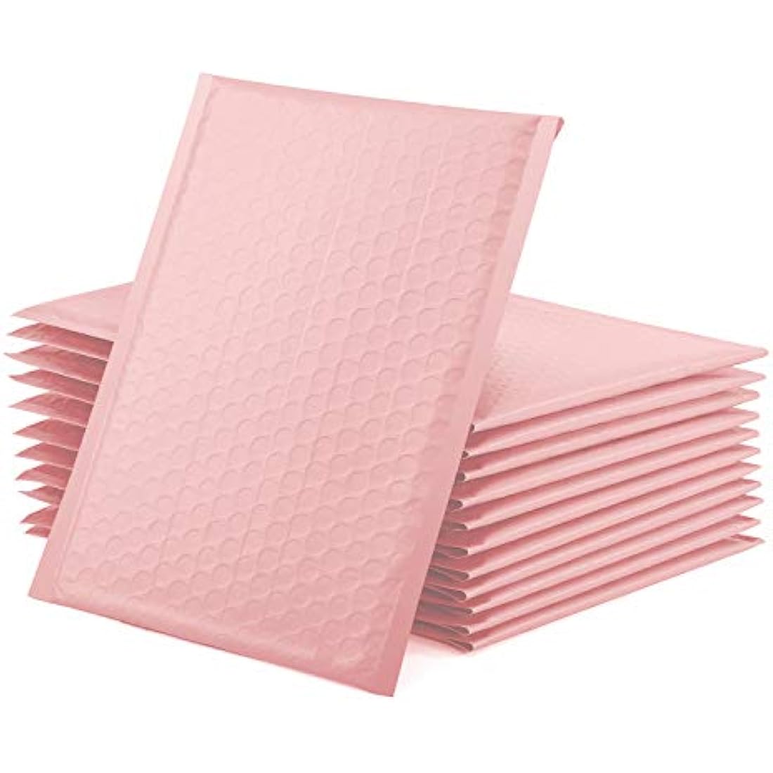 Switory Padded Envelopes | 25 Pack Pale Pink Bubble Mailers, 15.3x22.9cm
