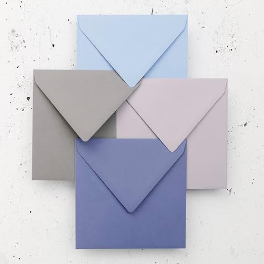 Clairefontaine Pollen Square Envelopes – Koala Grey 140mm (Pack of 20)