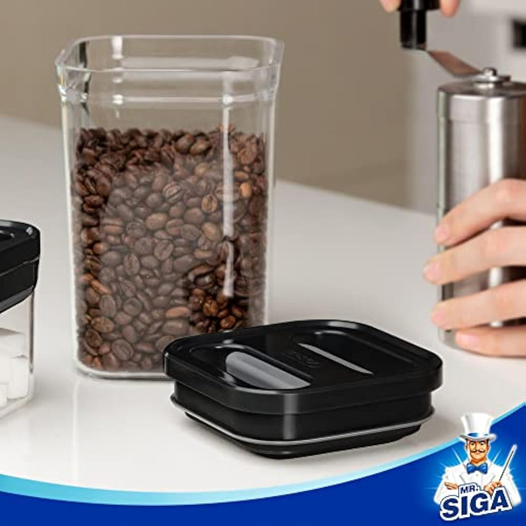 MR.SIGA 6-Piece Airtight Food Storage Container Set | BPA Free Stackable