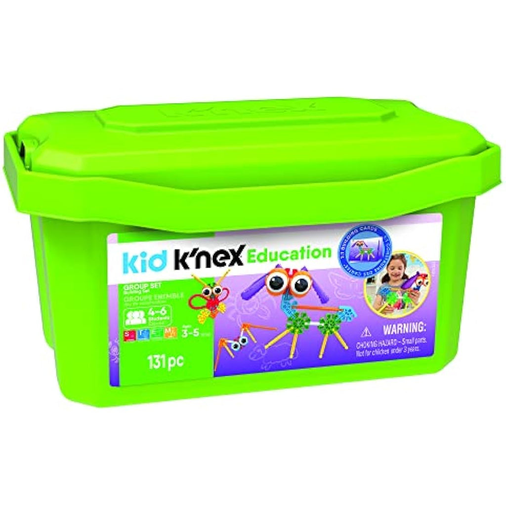 Kid K'NEX Group Building Set | 131 Piece Preschool STEM Toy for Ages 3+