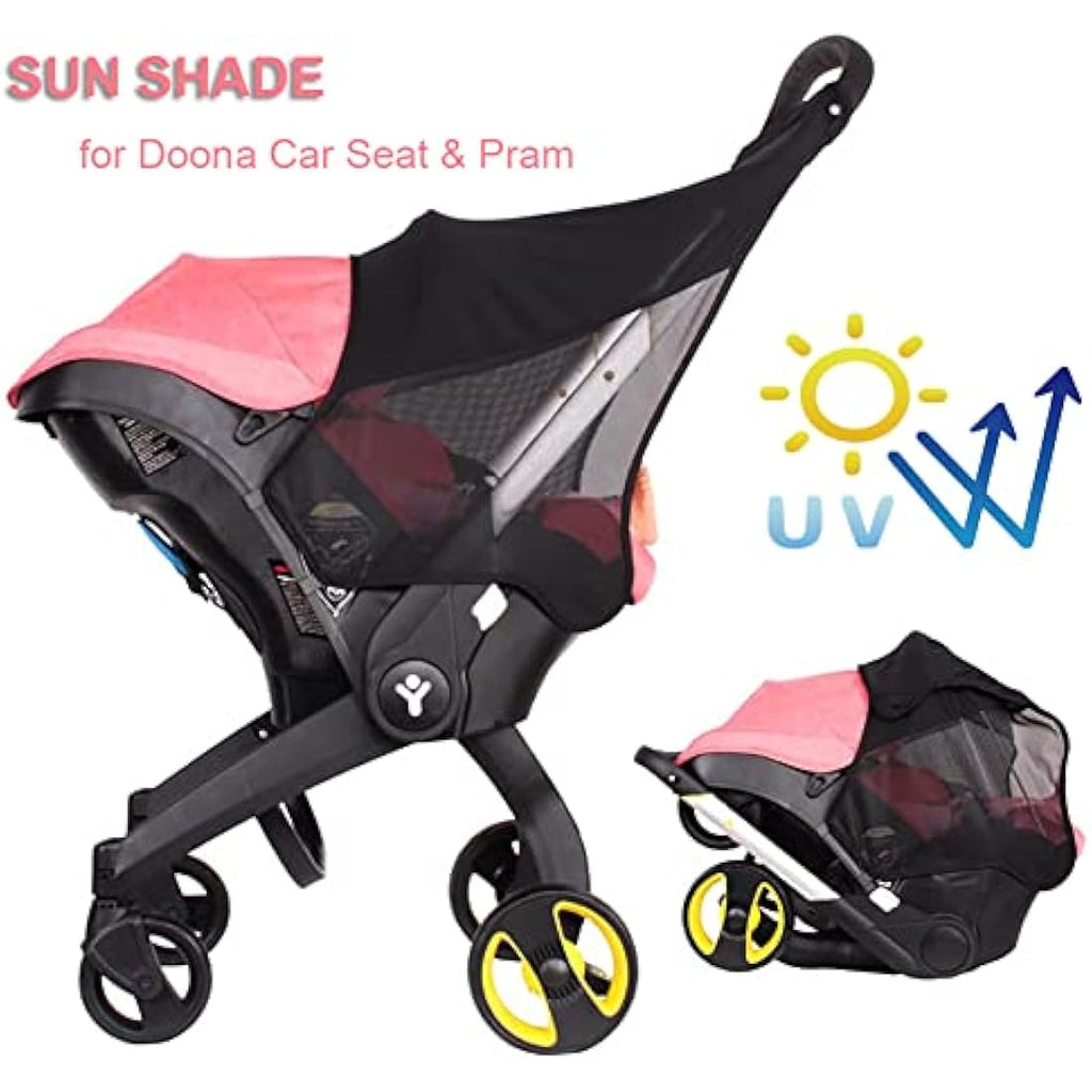 Cysocool Sunshade & Insect Net for Doona Stroller – UV Protection Canopy
