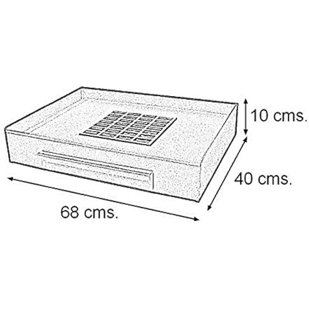 Imex El Zorro 71412 – Cajón para Barbacoa de Carbón y Leña, 68x40 cm
