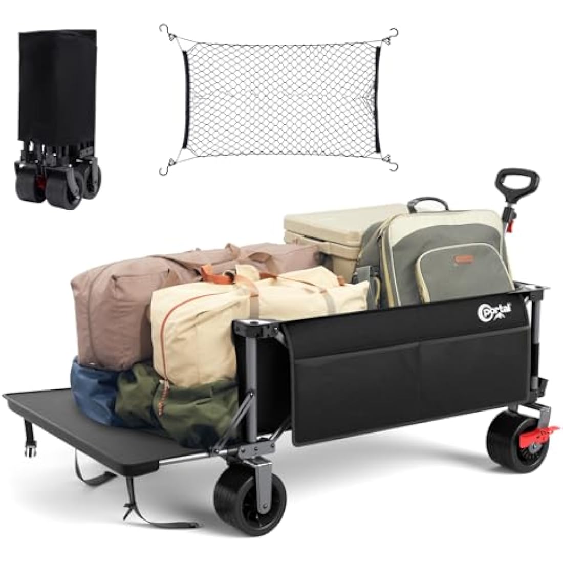 Portal Heavy Duty Folding Festival Trolley | 600L XXL Camping Cart
