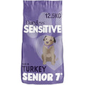 Burgess Sensitive Senior Dog Food | Turkey & Rice Dry Kibble - 12.5kg
