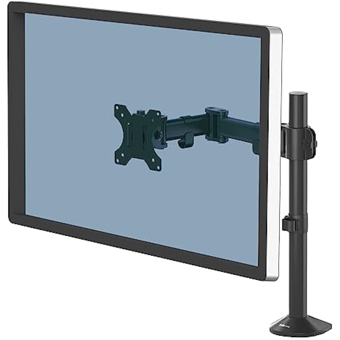 Fellowes Reflex Single Monitor Arm – Ergonomic Desk Mount for 32" Screens