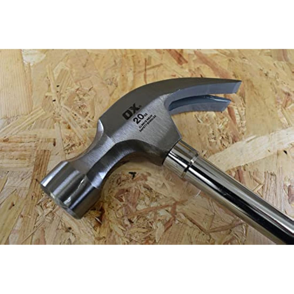 OX Trade Claw Hammer – 20 oz Steel Head Construction Hand Tool