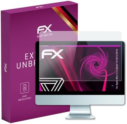 atFoliX 9H Hybrid Glass Screen Protector for Apple iMac 21.5 (2012-2014)
