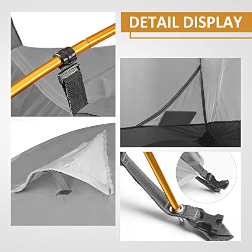 Bessport 2-Person Ultralight Backpacking Tent | Waterproof Dome Tent