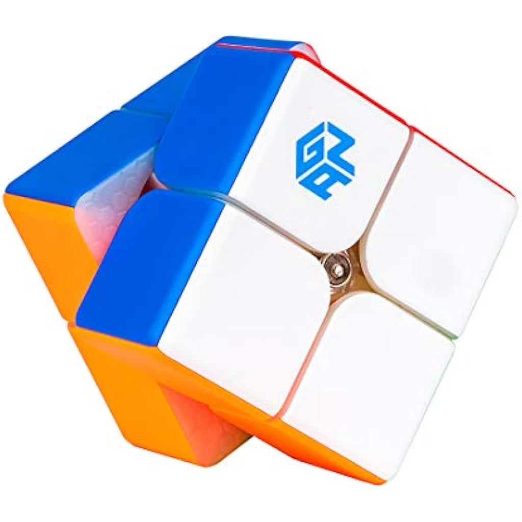 GAN 249 V2 2x2 Speed Cube – Stickerless Magic Cube with Honeycomb Design