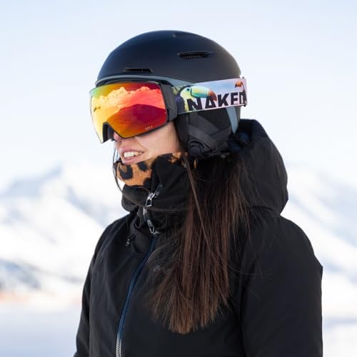 NAKED Optics Ski & Snowboard Goggles - Storm Tucan with Extra Lens