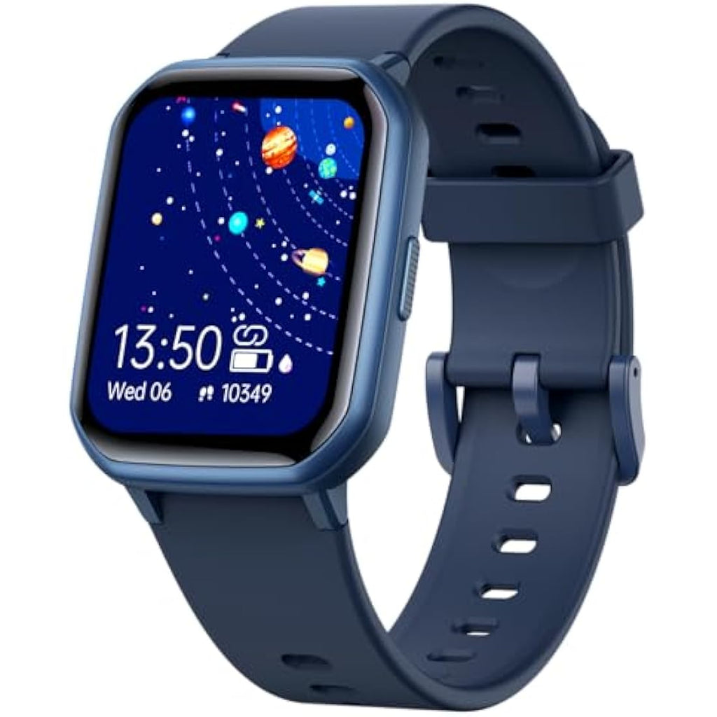 Kids Smart Watch – IP68 Waterproof Fitness Tracker (Blue)