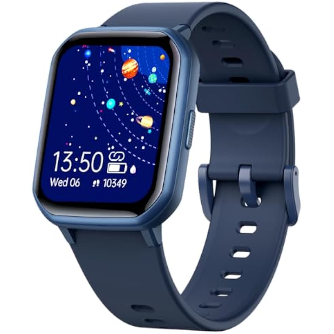 Kids Smart Watch – IP68 Waterproof Fitness Tracker (Blue)