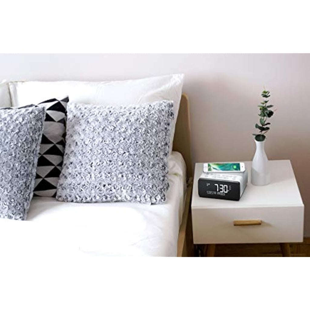 Pure Siesta Charge Digital DAB+ Radio Alarm Clock with Wireless Charging