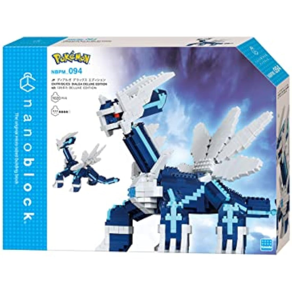 Nanoblock Pokémon Dialga DX Building Kit - 1020 Pieces, Level 4