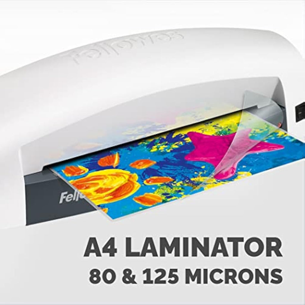 Fellowes Lunar A4 Laminator Machine – 125 Micron Home Office Laminating