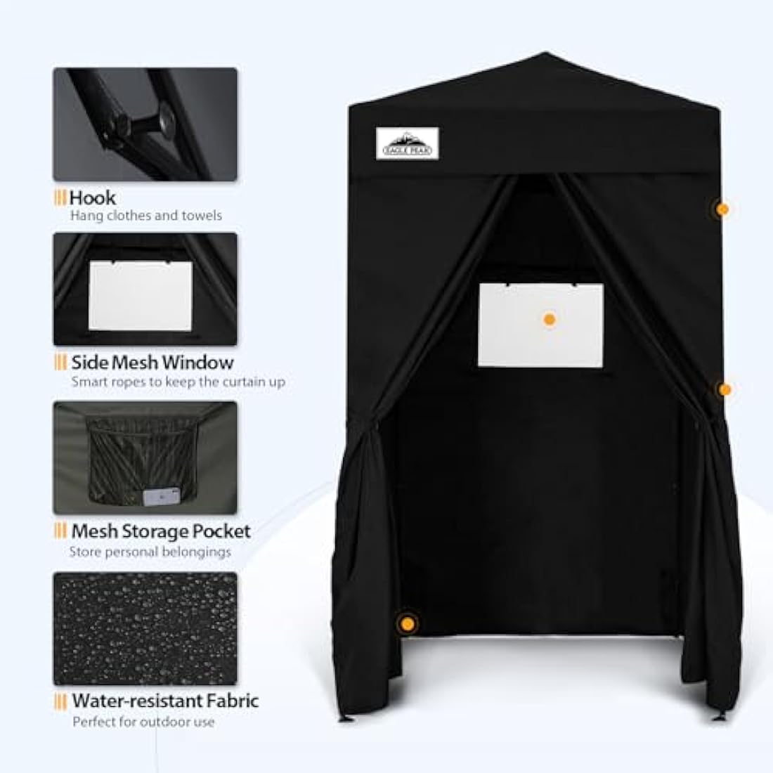 EAGLE PEAK Pop Up Changing Room – Portable Privacy Tent for Camping