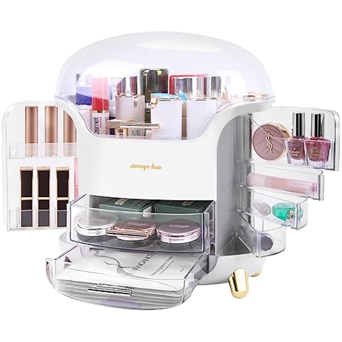 LZDMY Makeup Storage Organiser | Dustproof Acrylic Skincare Case