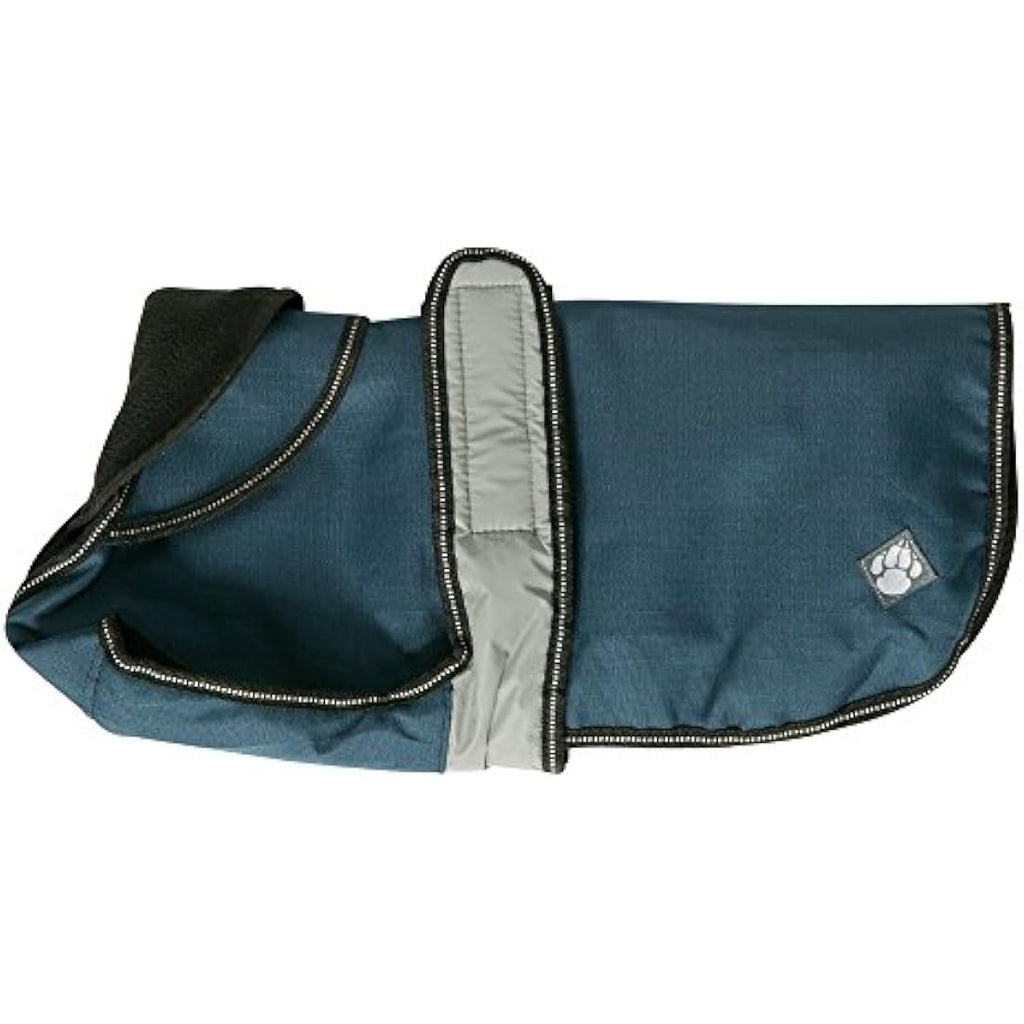 Danish Design 2-in-1 Dog Coat – Grey/Black Reflective Fleece Jacket