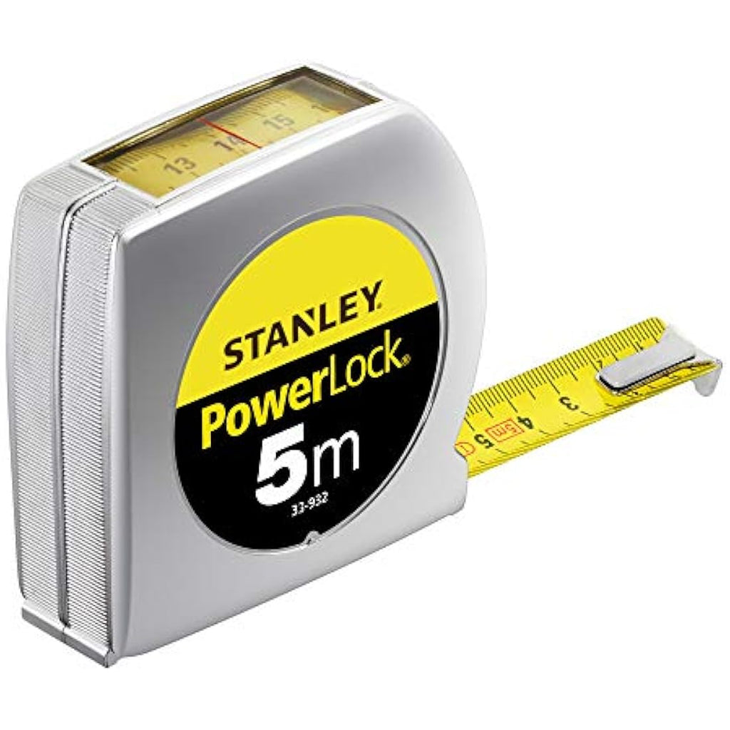 Stanley Powerlock Tape Measure 5m – Top Reader Measuring Tool