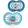 MAM Night Soothers | Glow in the Dark Orthodontic Dummies | 18-36m | 2 Pack