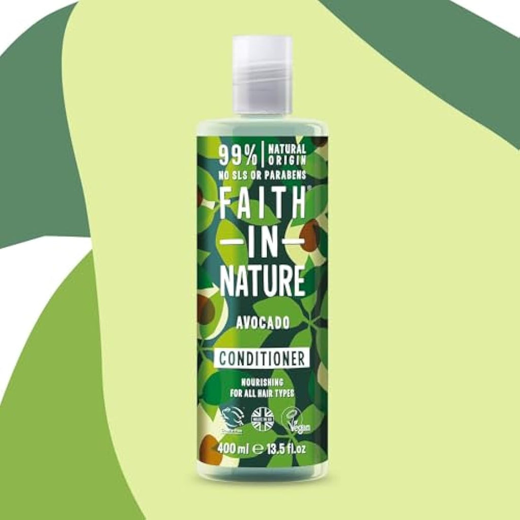 Faith In Nature Avocado Conditioner | Nourishing & Vegan Hair Care | 400ml