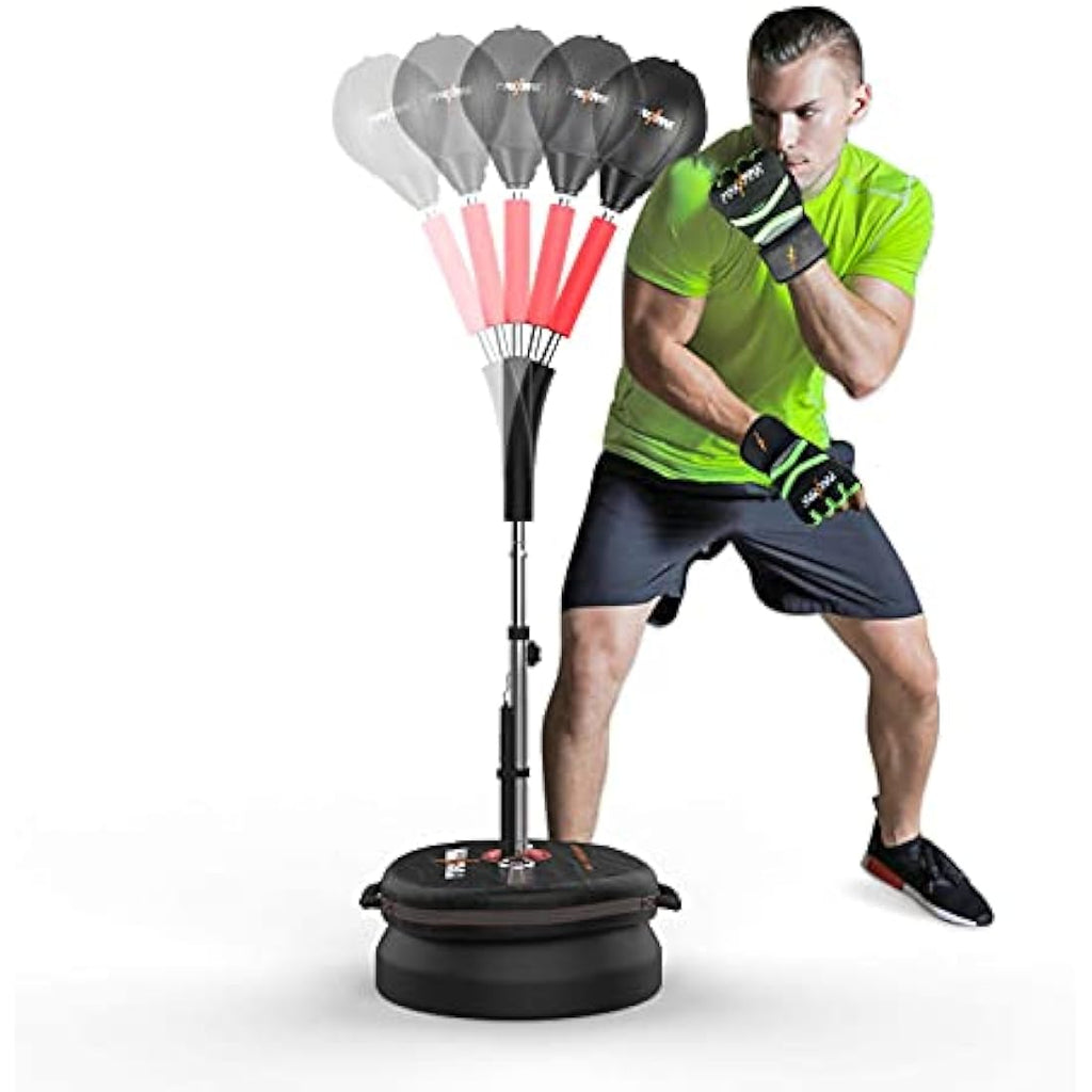 MaxxMMA Cobra Reflex Punching Bag – Adjustable Speed Boxing Stand