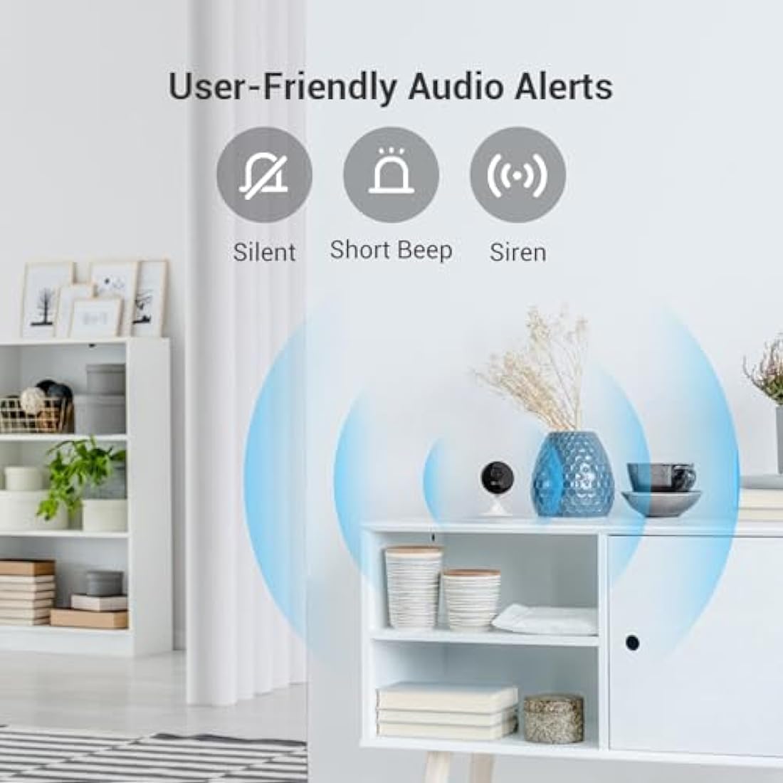 EZVIZ C1C 1080P Indoor WiFi Security Camera 2-Pack | Night Vision & Audio