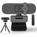 Nolansend 4K Webcam with Remote Control, AI Auto-Zoom and Privacy Cover