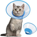 Adjustable Cat Cone – Lightweight Elizabethan Collar, Blue