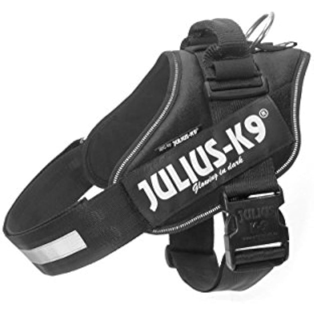 IDC Powerharness Dog Harness | Durable Reflective Gear - Black, Size XL/2