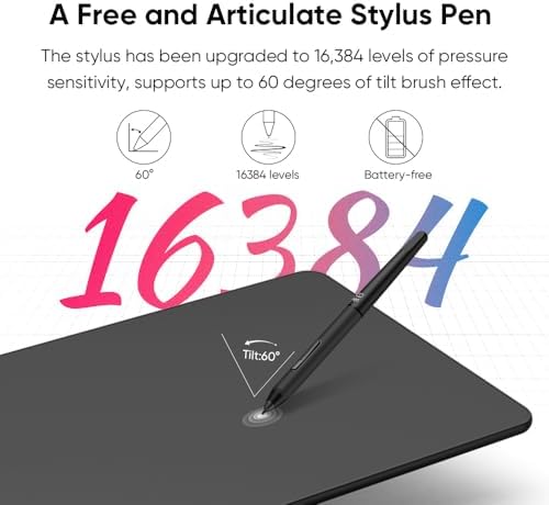 XPPen Deco 01 V3 Drawing Tablet | 10x6.25" Area & 16K Pressure