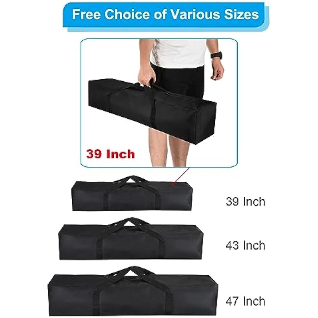 PATIKIL Camp Chair Replacement Bag - 2 Pack Nylon Carry Bag, Black