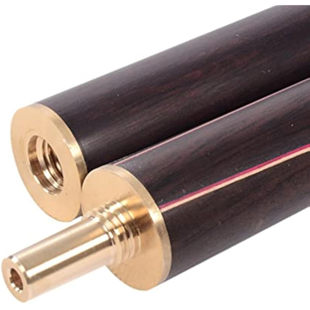 CUESOUL 57" Rosewood 3/4 Snooker Cue Set with Case and Extension