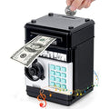 Jolof Store Digital ATM Money Box – Kids Password Safe Piggy Bank (Black)