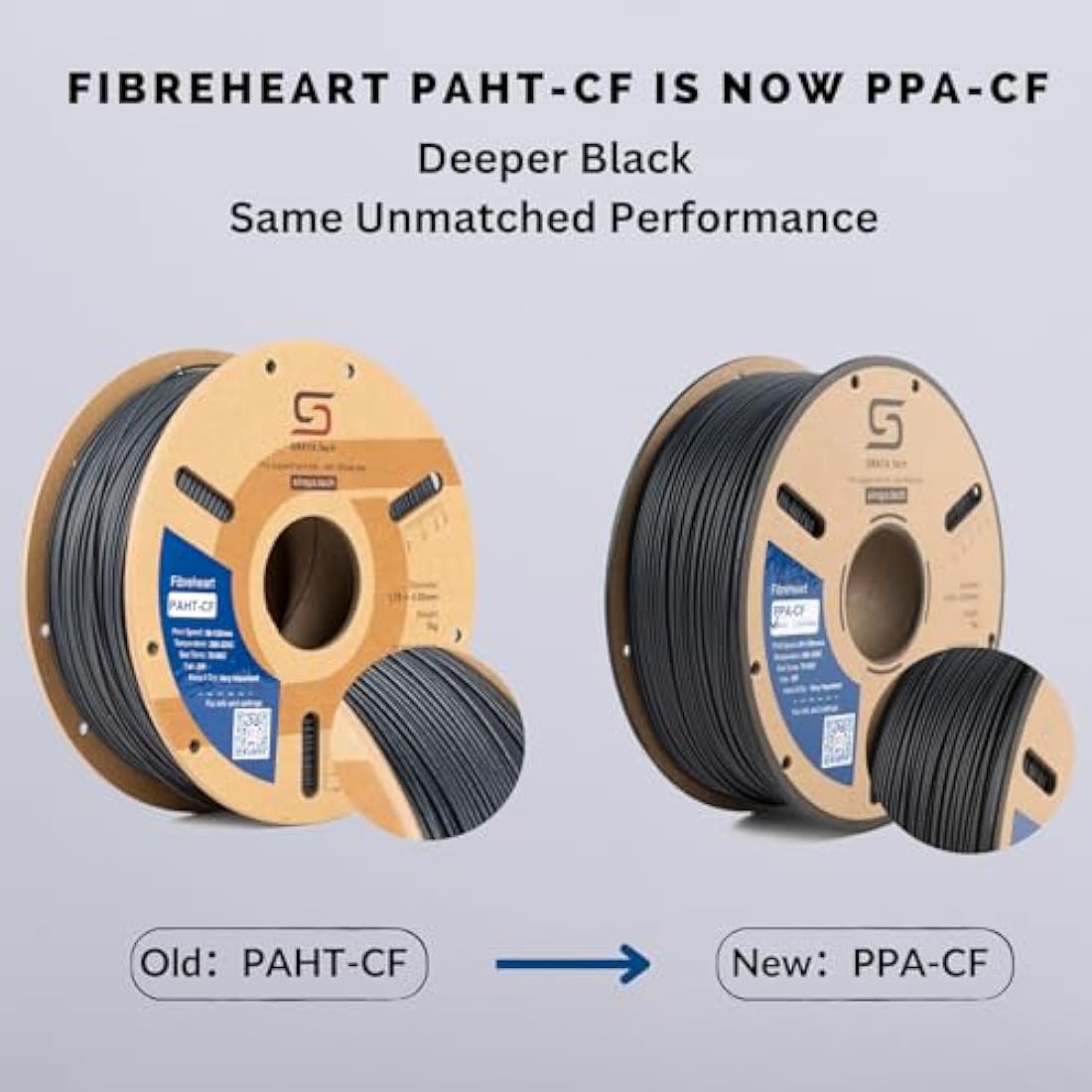 Siraya Tech Fibreheart PPA-CF Carbon Fiber 3D Printing Filament - 1kg
