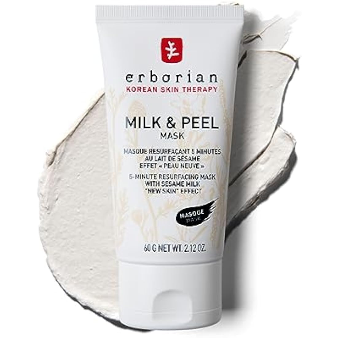 Erborian Milk and Peel Mask – Brightening Exfoliating Face Mask, 60g