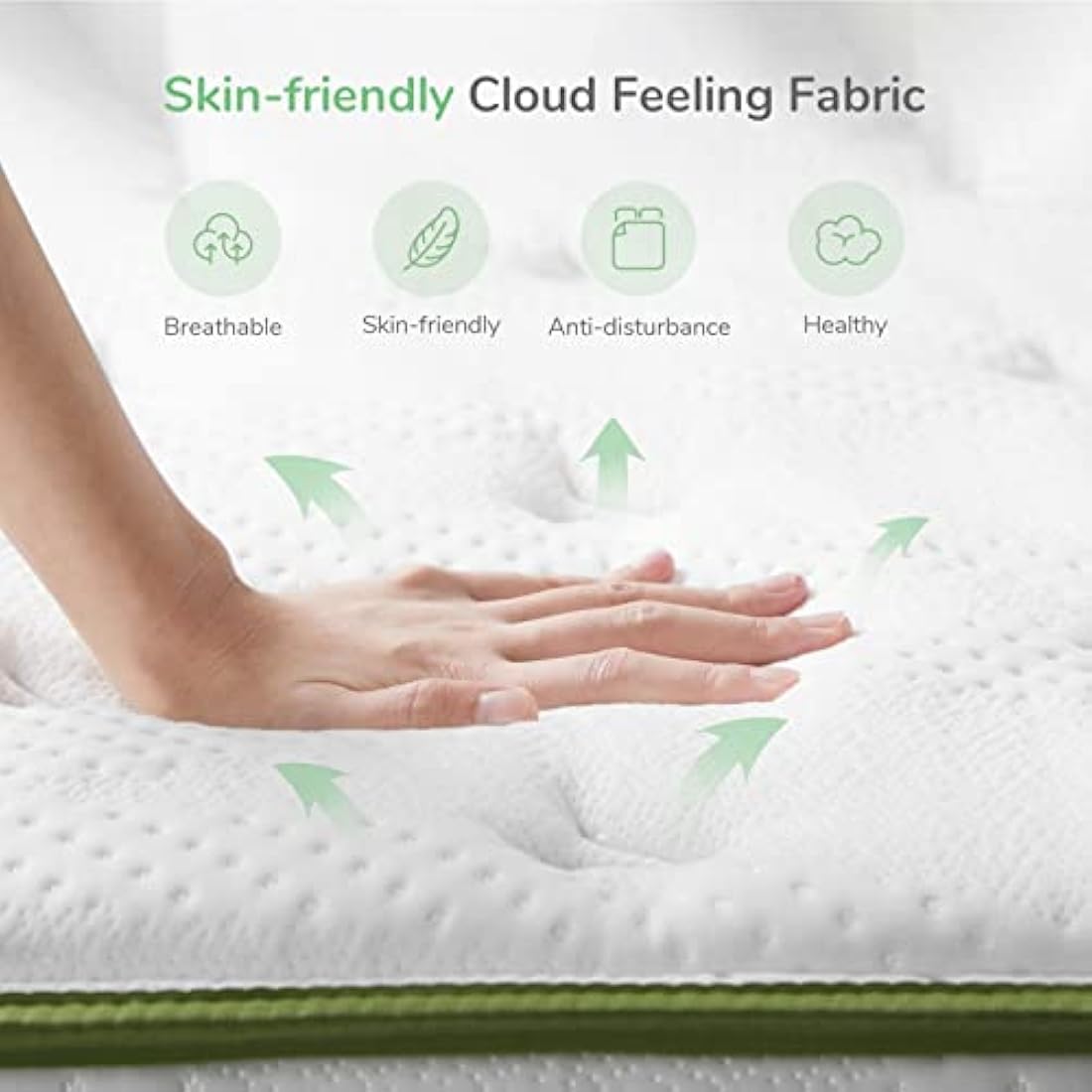 Novilla 7 Inch Single Hybrid Mattress | Gel Memory Foam & Pocket Sprung