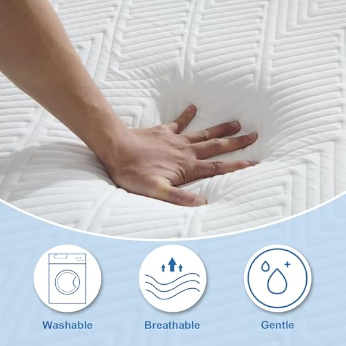 Single Gel Memory Foam Mattress – 20cm Medium Firm Cooling