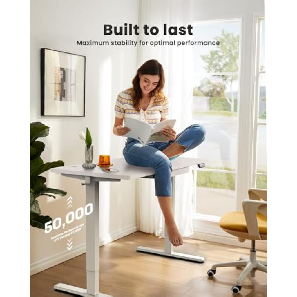 ErGear Electric Standing Desk 120x60cm | Height Adjustable Sit Stand Table