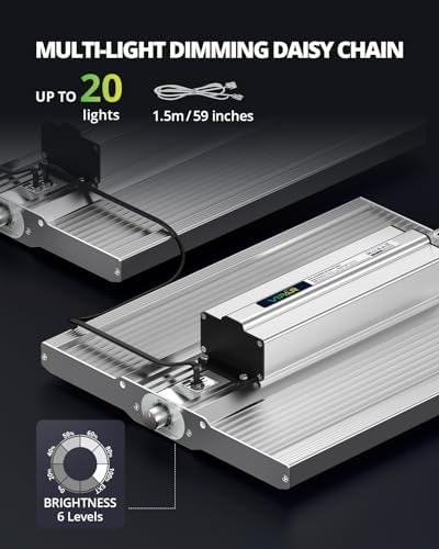 VIPARSPECTRA XS1500 Pro LED Grow Light | Full Spectrum 150W Daisy Chain