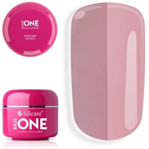Silcare Base One Cover Dark UV Gel Builder - Nude Nail Extension 30g