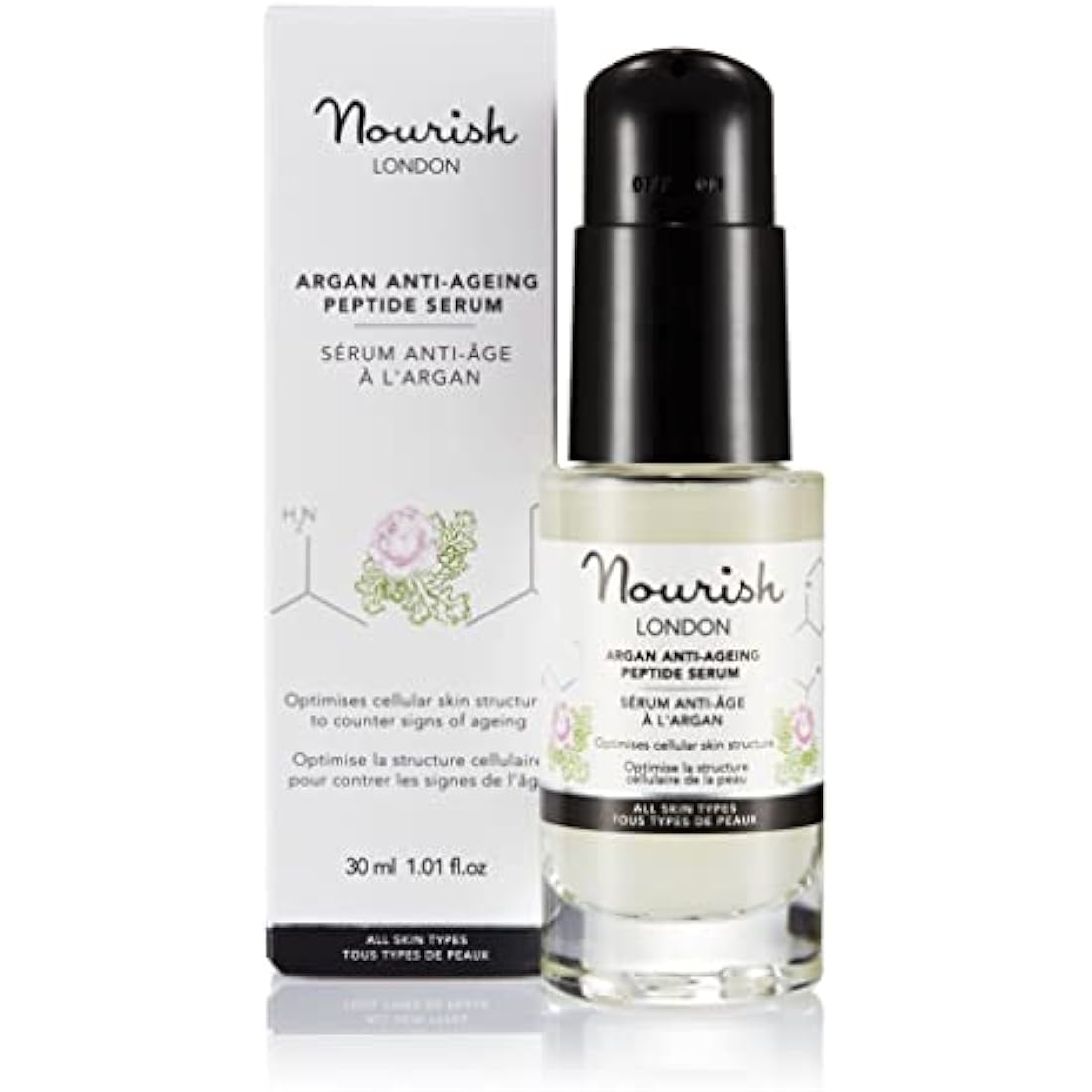 Argan & Kale Anti-Ageing Peptide Face Serum - 30ml