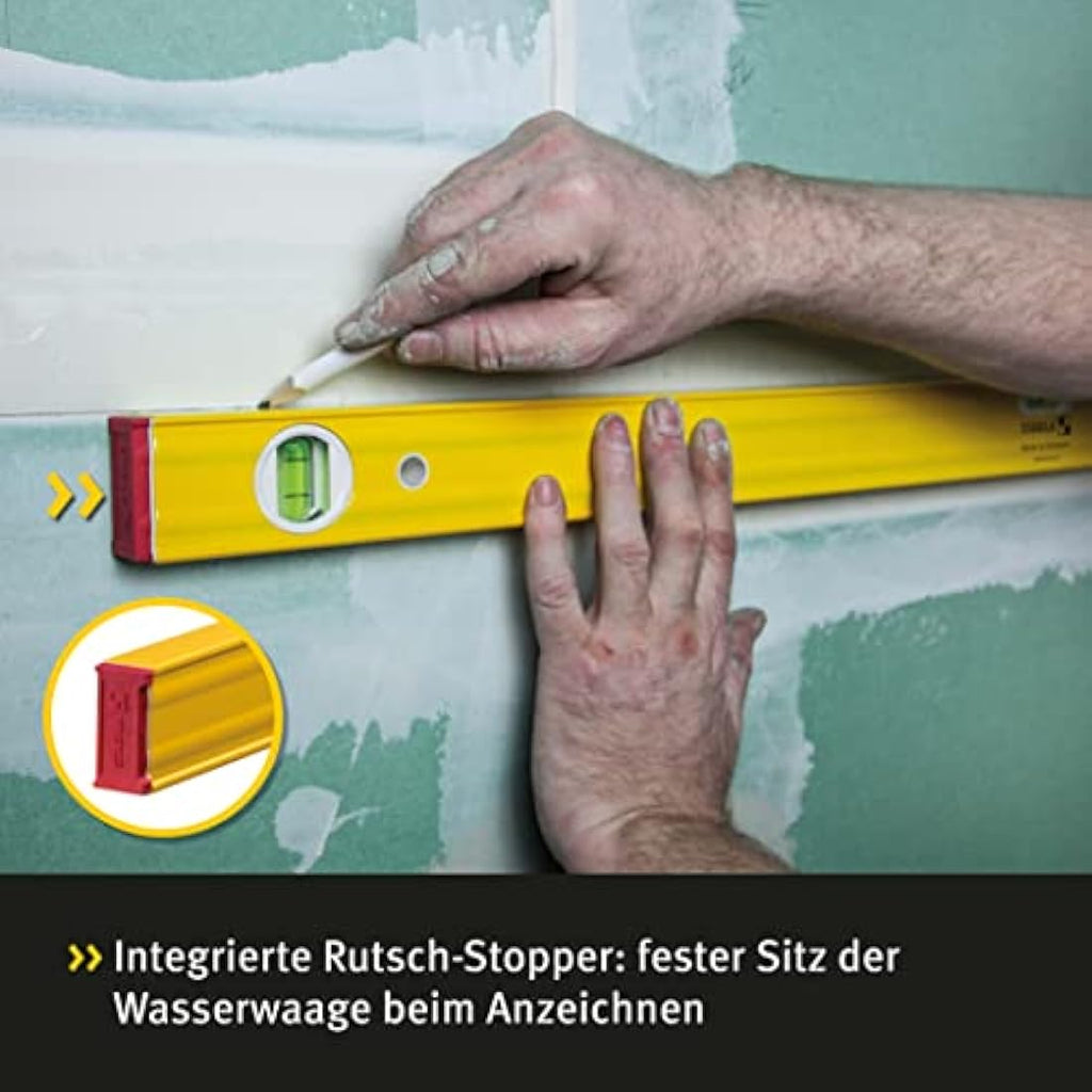 Stabila 80 ASM Magnetic Spirit Level | 2 Vial Measuring Tool – 60cm