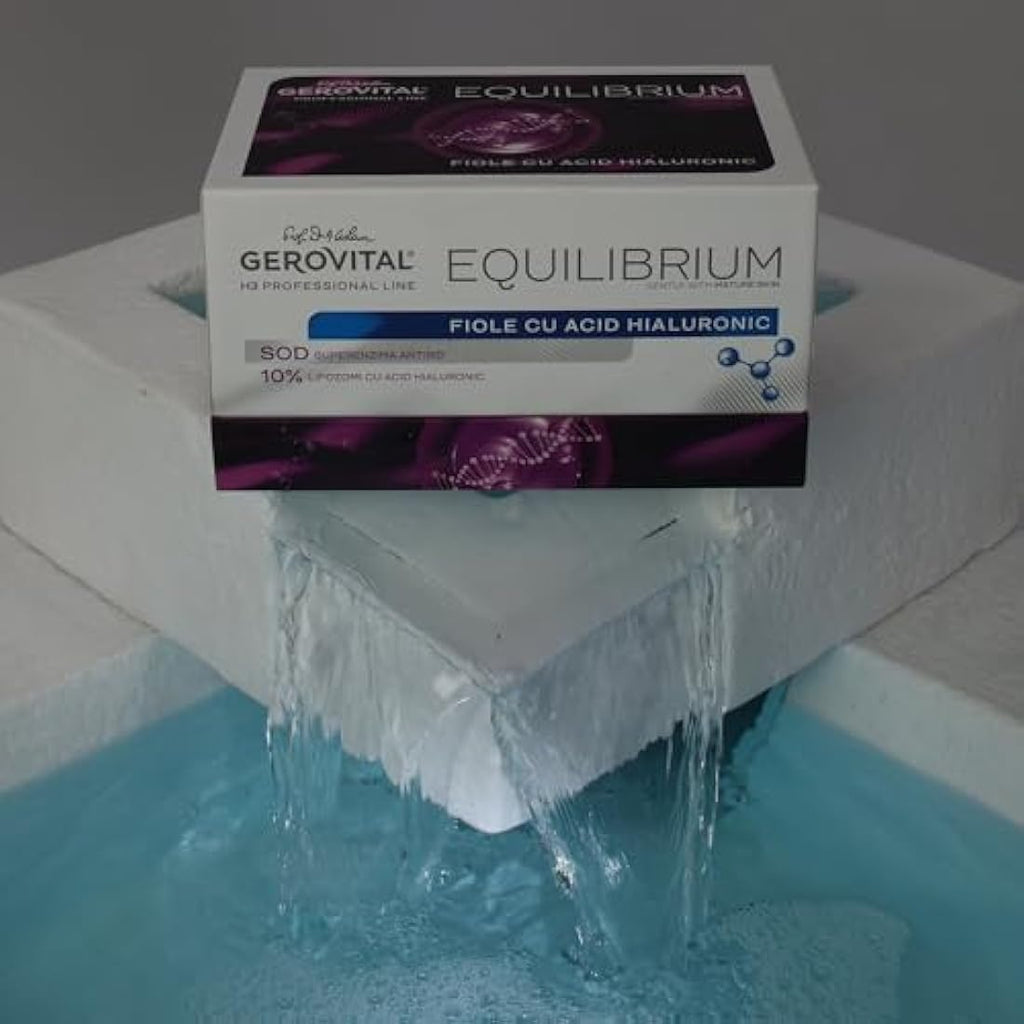 Gerovital H3 Equilibrium 10% Hyaluronic Acid Serum Vials - 20 x 2ml
