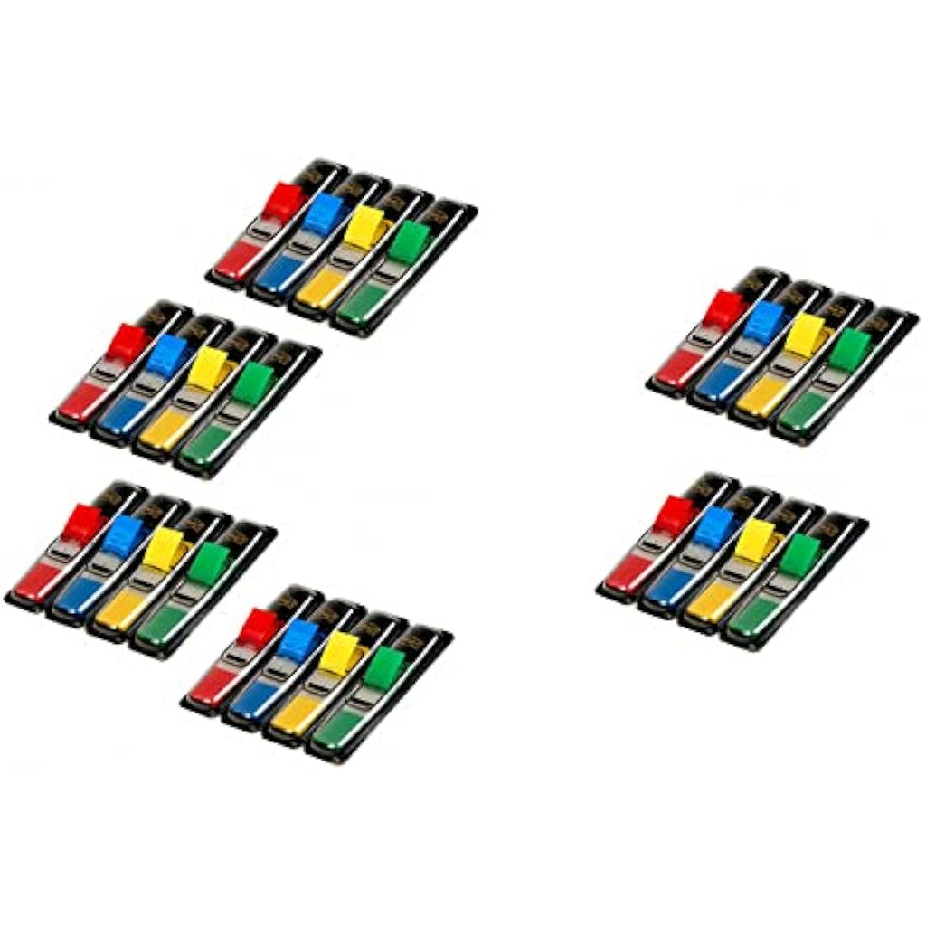 Post-it Index Small Flags – 4 Assorted Colours – 6 Pads for Document Coding