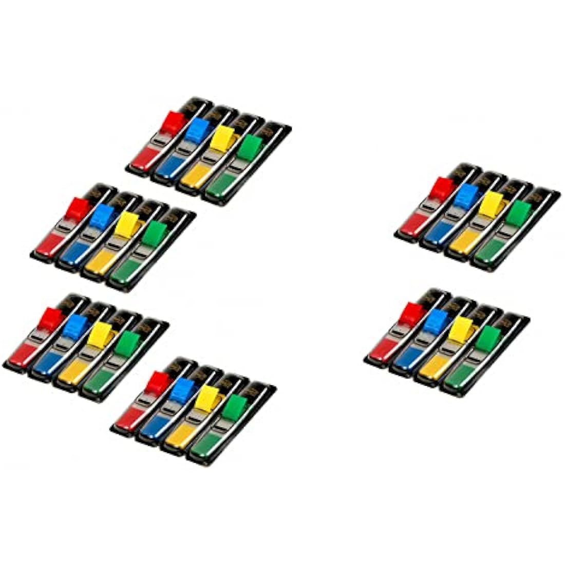 Post-it Index Small Flags – 4 Assorted Colours – 6 Pads for Document Coding