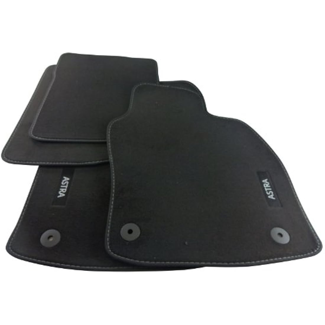 Vauxhall Astra H Car Floor Mats – Tailored Black Velour Set of 4