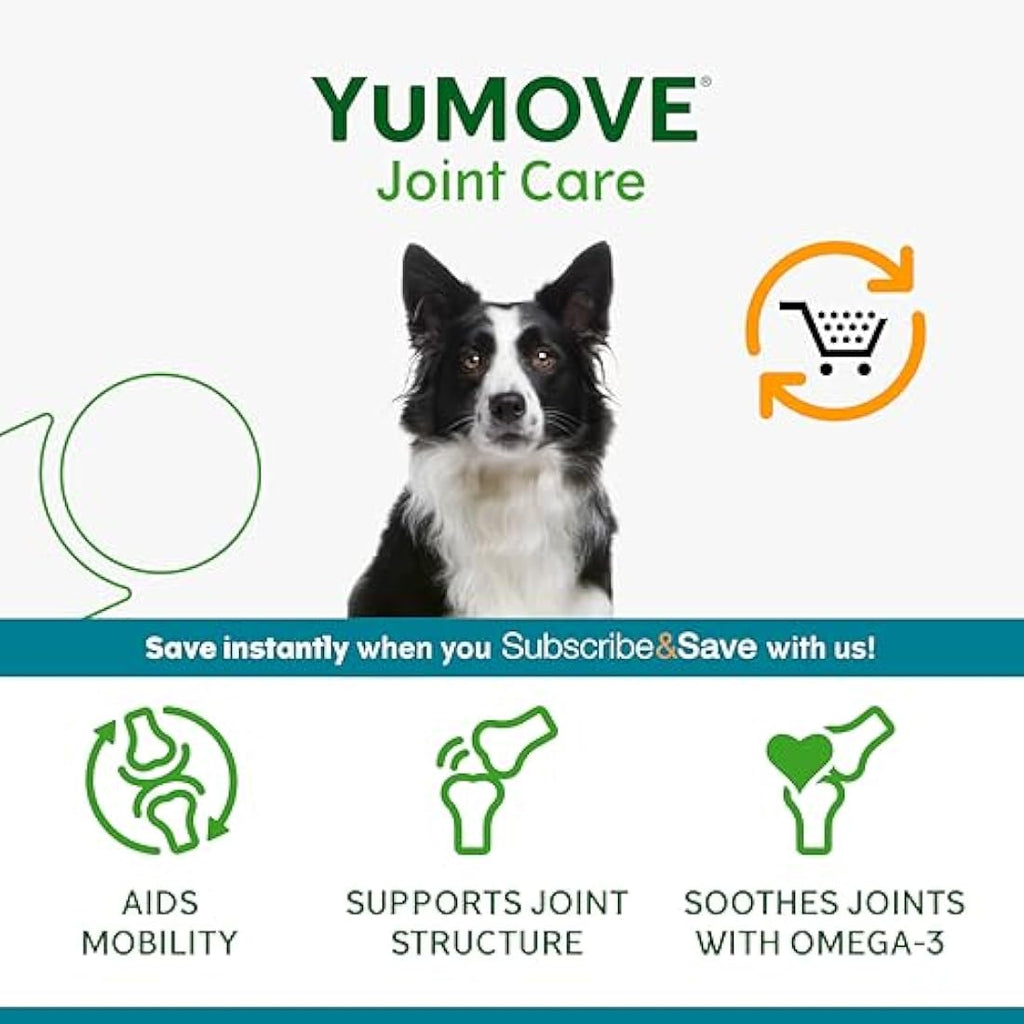 YuMOVE Working Dog Joint Supplement – Glucosamine & Chondroitin, 480 Tabs